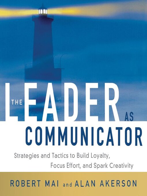 Cover image for The Leader as Communicator